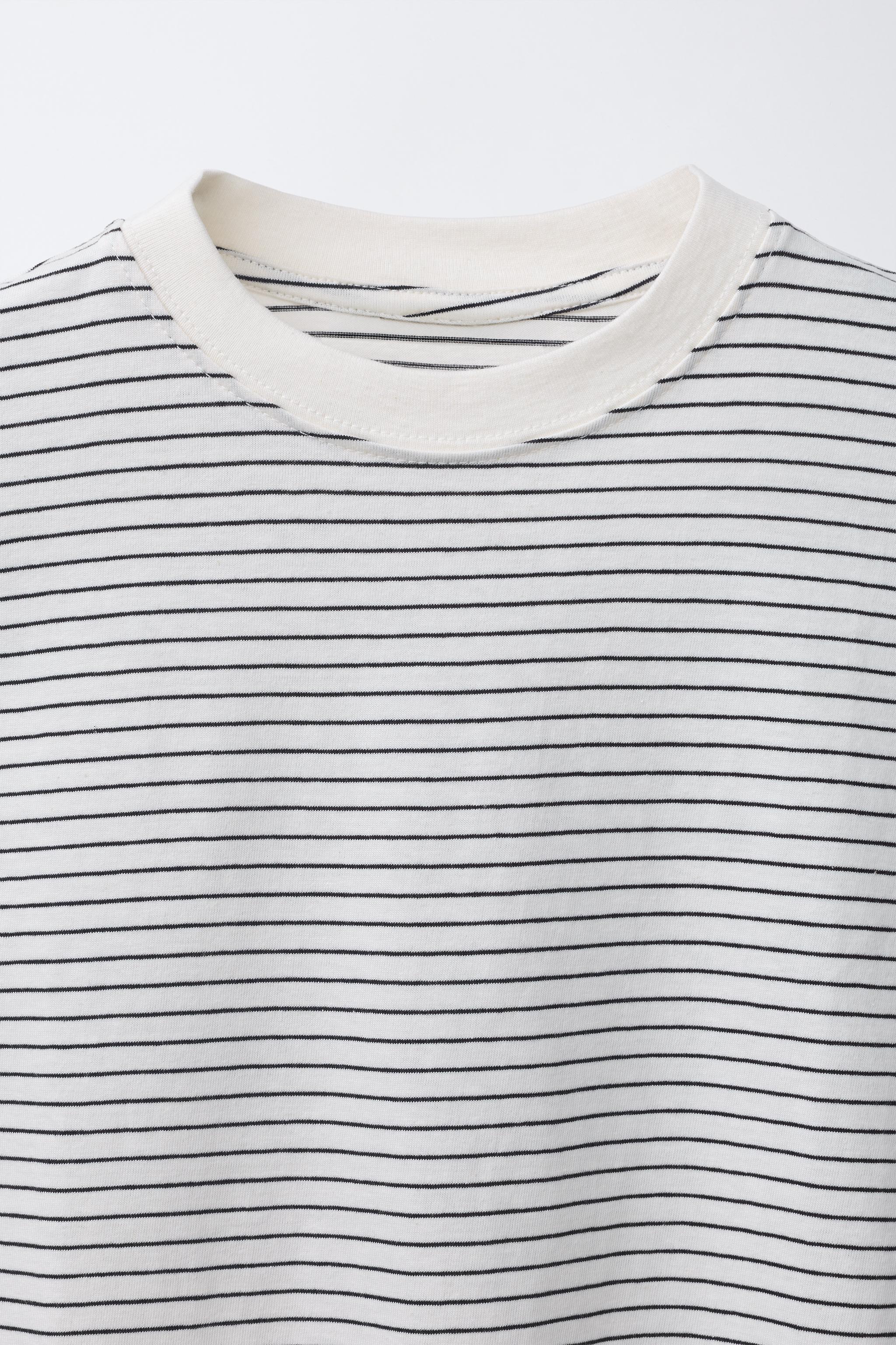 THREE-PACK OF BASIC AND STRIPED T-SHIRTS